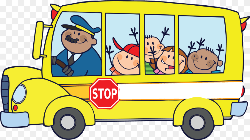 2862x1600 Transparent Road Trip School Bus Vehicle, Transportation, Baby, Person Clipart PNG