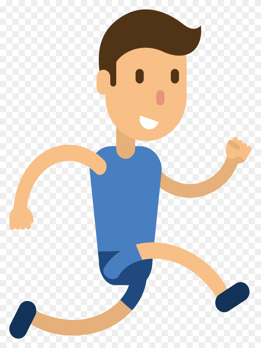 3307x4489 Transparent Running Clipart Cartoon Drawing Of Athlete, Hand HD PNG Download