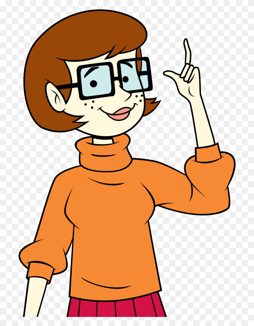 719x1018 Transparent Scooby Doo Velma Dinkley Be Cool Scooby Doo, Person, Human, Sunglasses HD PNG Download
