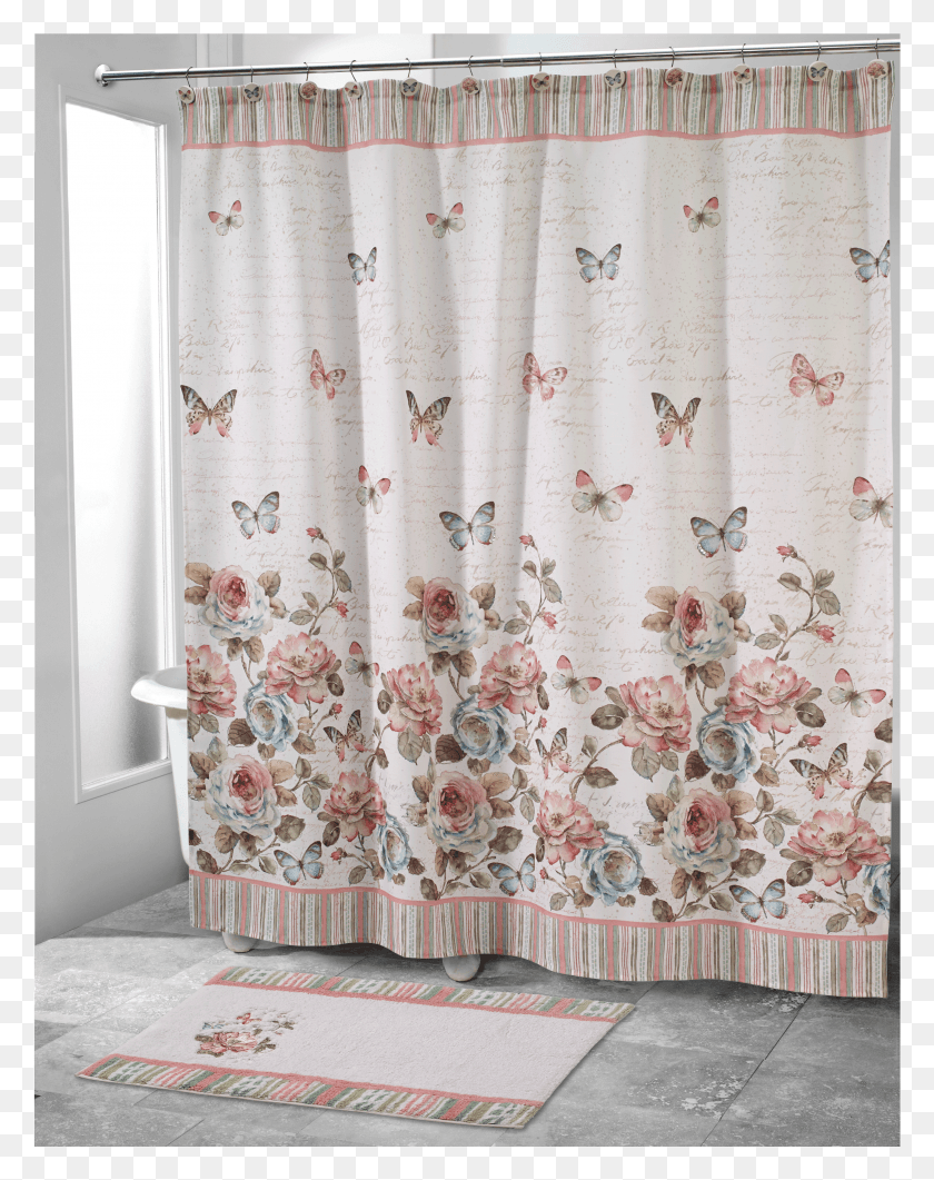 2629x3376 Transparent Shower Curtain With Design HD PNG Download