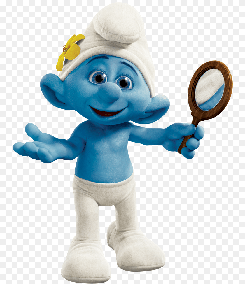 757x974 Smurf Clipart Smurfs 2 Vanity Smurf, Face, Head, Person, Doll Sticker PNG