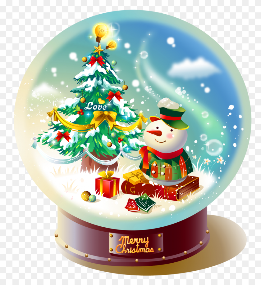 1125x1239 Transparent Snowglobe With Snowman Picture Gallery Christmas Snow Globe Transparent Background, Birthday Cake, Cake, Dessert HD PNG Download