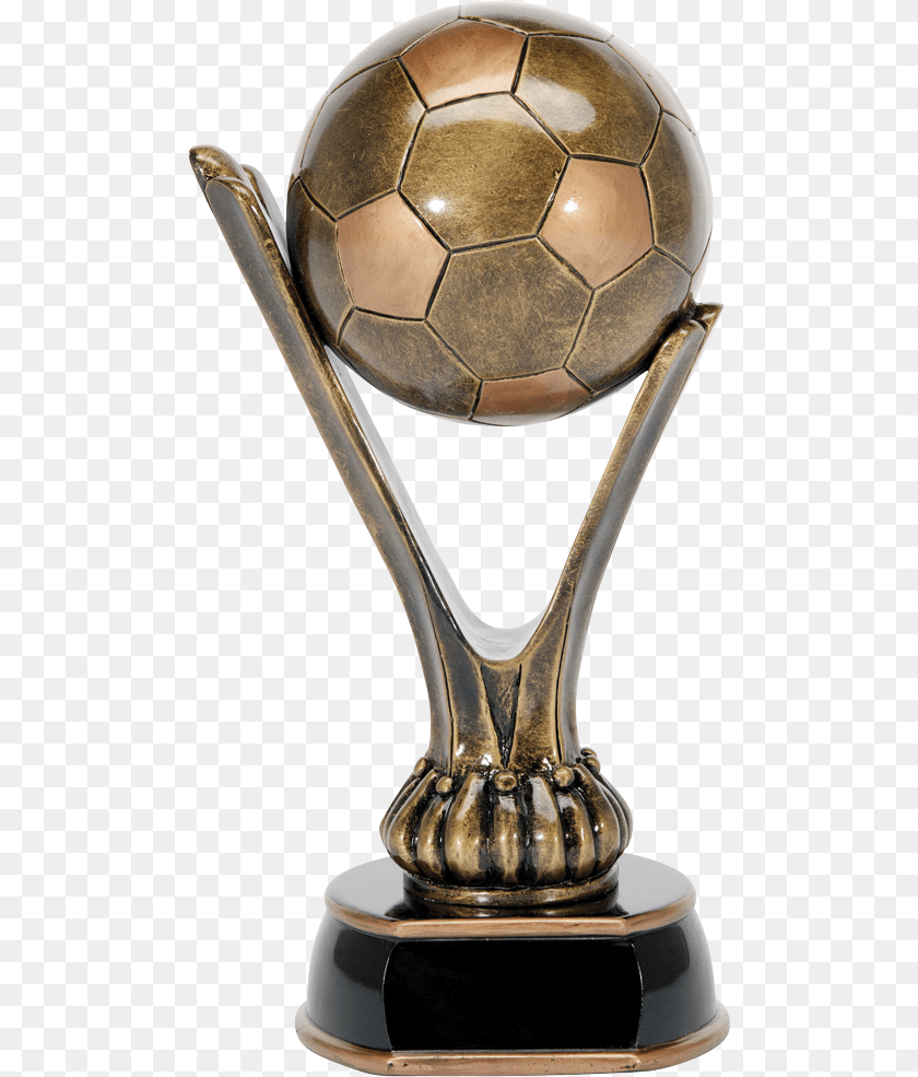 497x985 Soccer Trophy Awards Soccer, Ball, Football, Soccer Ball, Sport Transparent PNG