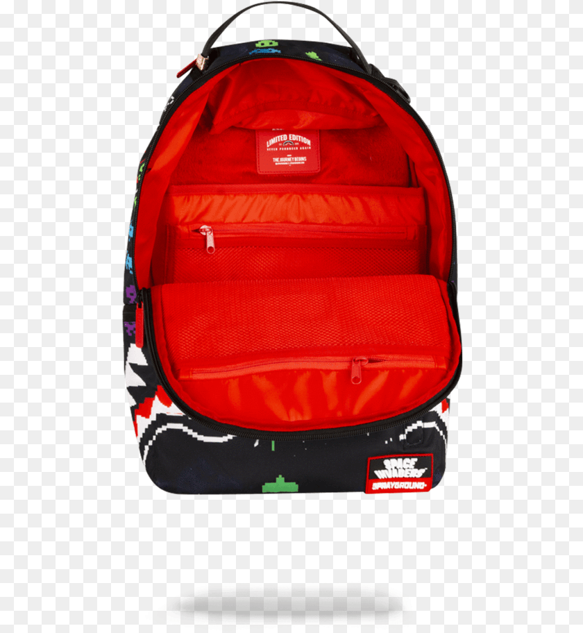 Transparent Space Invaders Ship Bag, Backpack, First Aid PNG