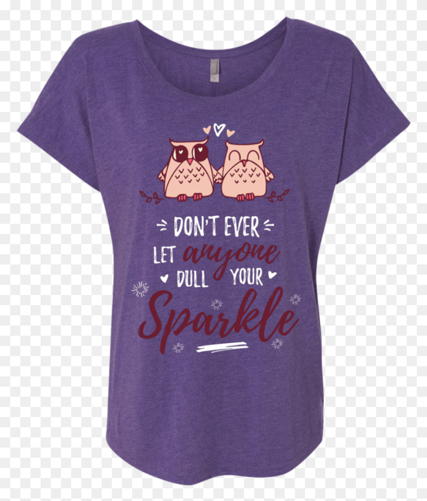 855x1014 Transparent Sparkle Trail Owl, Clothing, Apparel, T-shirt HD PNG Download