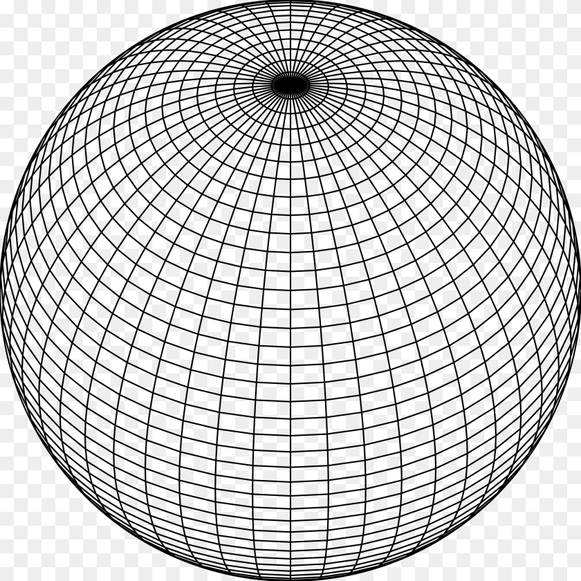 Sphere Grid, Gray Clipart PNG