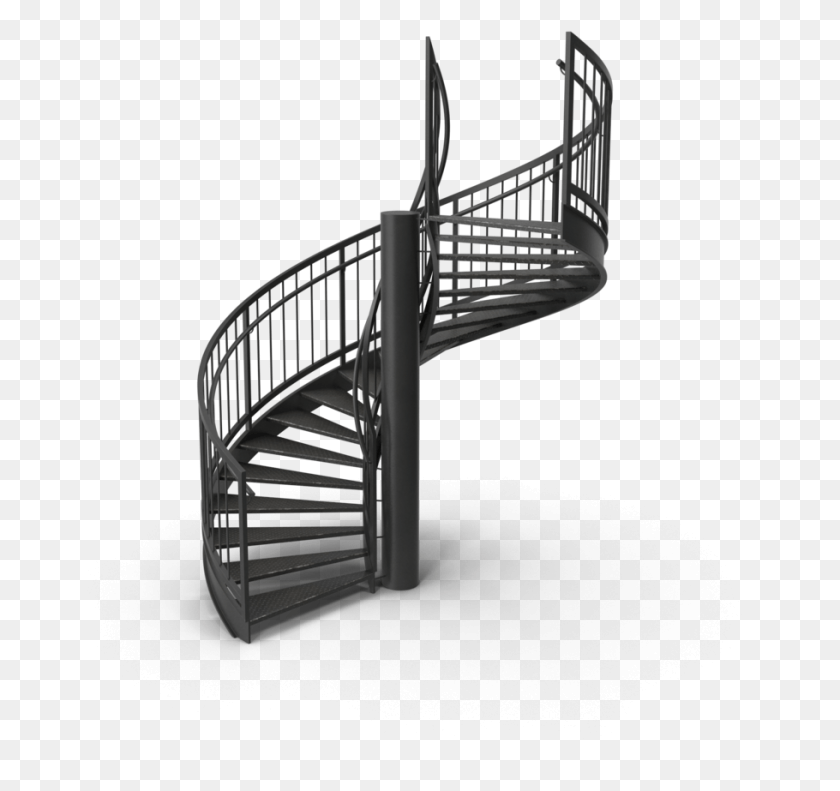 910x853 Transparent Spiral Staircase Clipart Iron Railing HD PNG Download