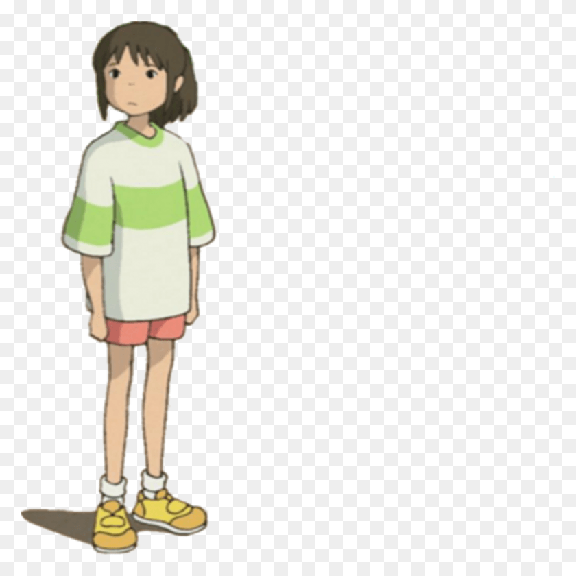 1024x1024 Transparent Spirited Away Chihiro, Person, Human, Standing HD PNG Download