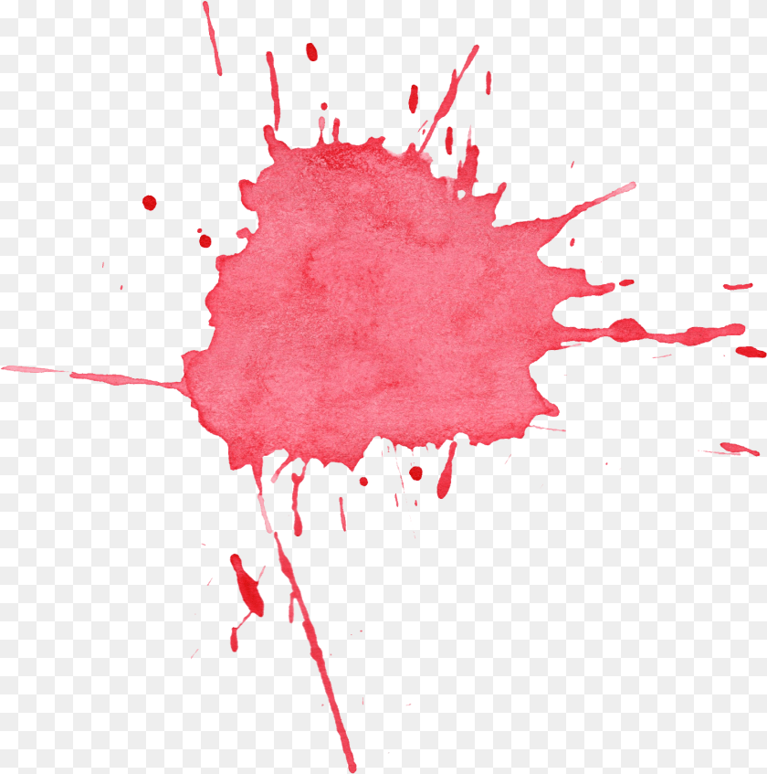 Transparent Splatter, Stain, Person, Face, Head PNG