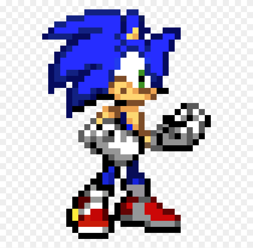 561x761 Png Изображение - Sprite Sonic Advance Sonic Advance Sonic Sprite.