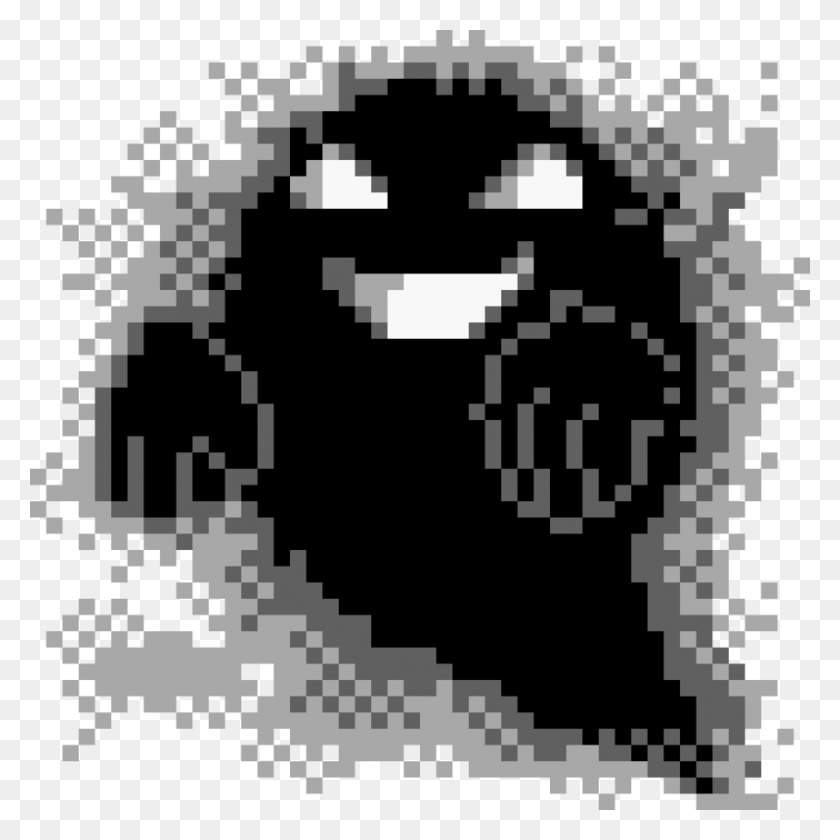 894x894 Transparent Sprites Ghost Lavender Pokemon, Rug, Text, Statue HD PNG Download