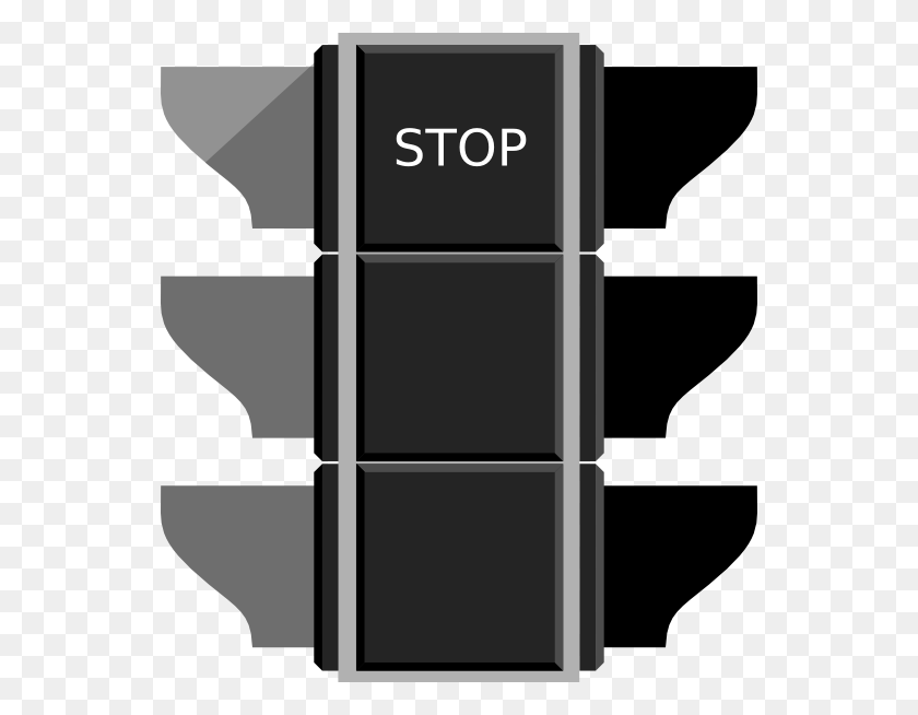546x594 Transparent Stock Red Stop Sign Clip Art At Clker Green Traffic Light, Lighting, Mailbox, Letterbox HD PNG Download