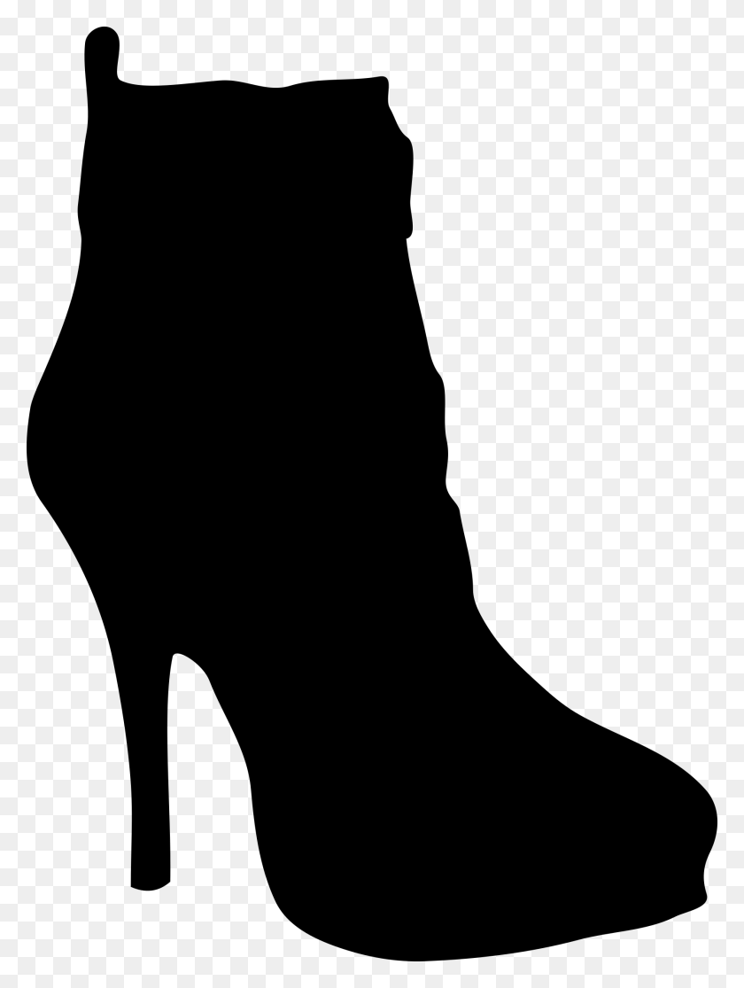 1773x2400 Transparent Stock Sock Silhouette At Getdrawings High Heel Boot Silhouette, Gray, World Of Warcraft HD PNG Download