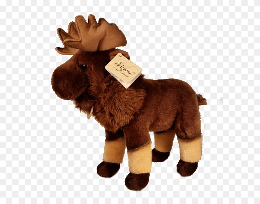 600x601 Transparent Stuffed Animal Clipart Moose Stuffed Animal, Toy, Plush, Mammal HD PNG Download