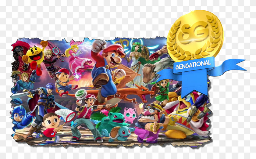 922x546 Transparent Super Smash Bros Wii U Super Smash Bros Ultimate Nintendo Switch, Super Mario, Person, Human HD PNG Download