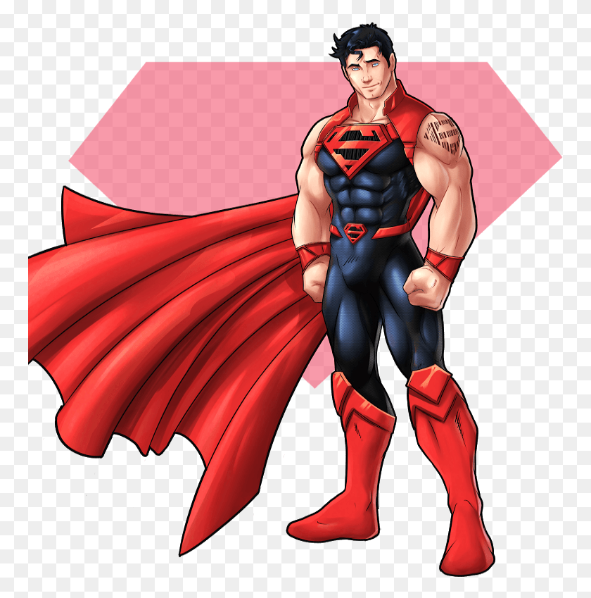 761x789 Descargar Png / Superboy Músculo, Batman, Persona, Humano Hd Png