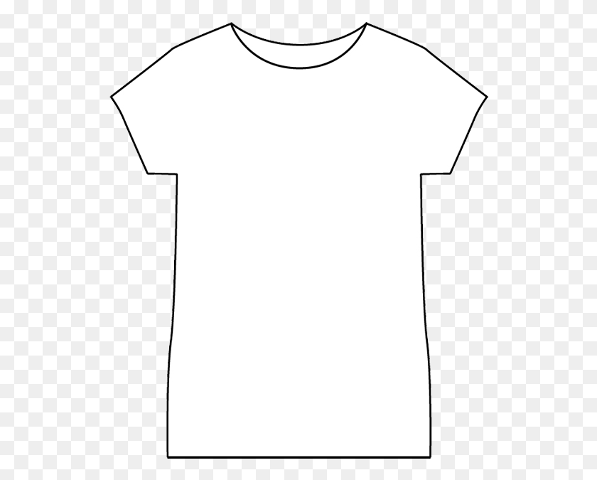534x615 Transparent T Shirt Template, Clothing, Apparel, T-shirt HD PNG Download