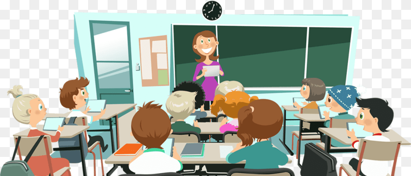 Teacher Classroom Student In Class, Architecture, School, Building, Indoors PNG