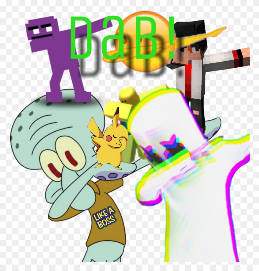 969x1020 Transparent Tentacles Clipart Squidward Dabbing, Graphics, Outdoors HD PNG Download