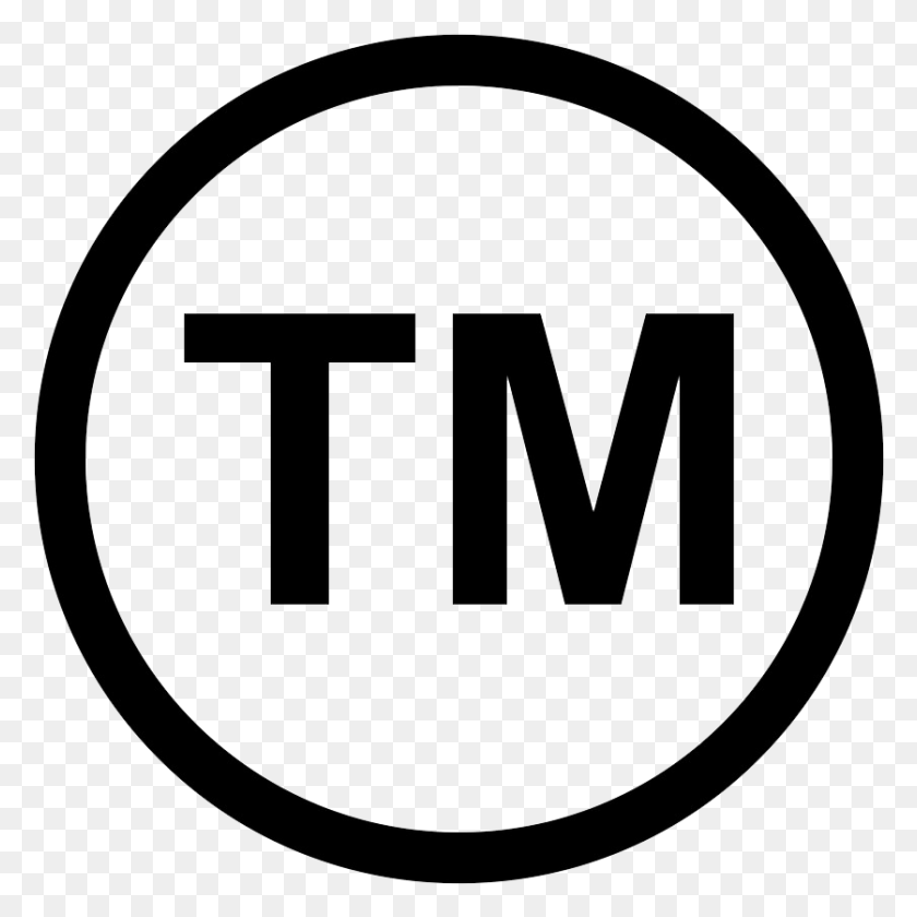 837x837 Descargar Png Transparente Logotipo De Tm Símbolo De Marca Registrada, Número, Texto, Etiqueta Hd Png