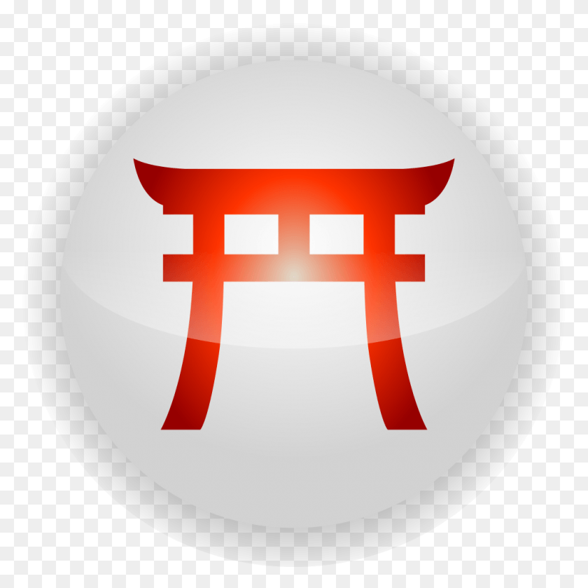 1000x1000 Ворота Тории Аригато Япония, Логотип, Символ, Товарный Знак Hd Png Скачать