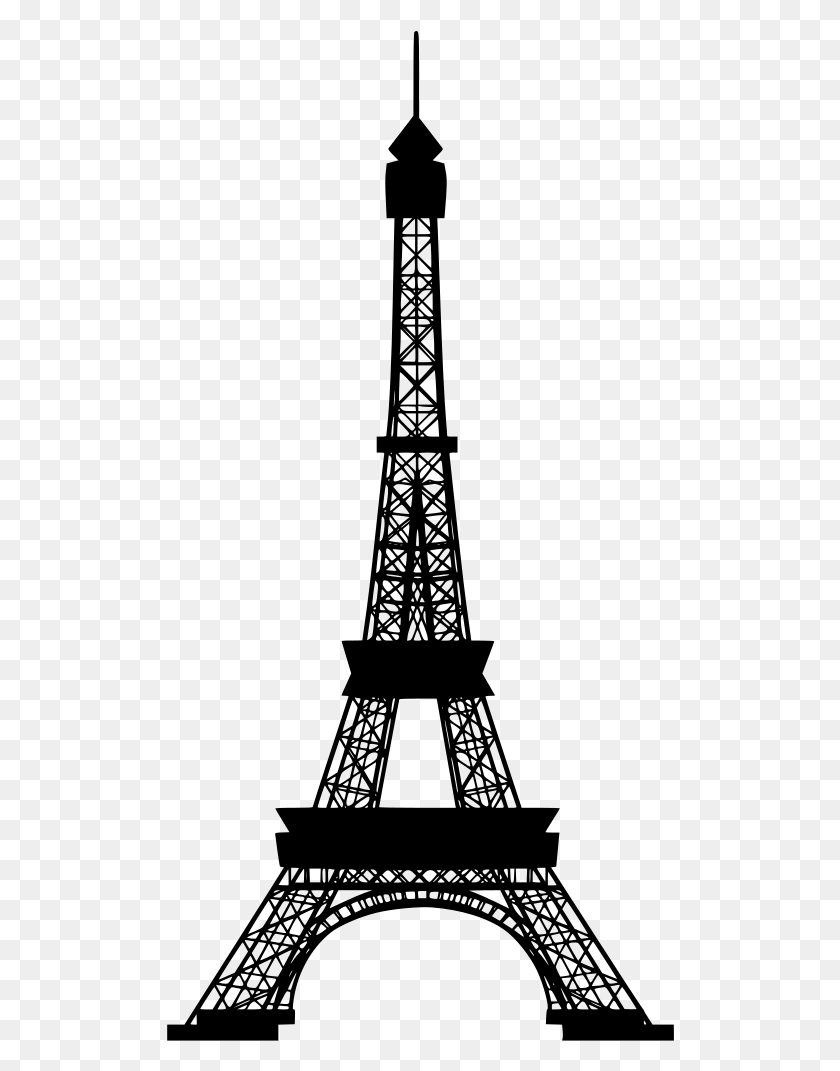 508x1011 Transparent Torre Eiffel Dibujo Clip Art Eiffel Tower, Gray, World Of Warcraft HD PNG Download