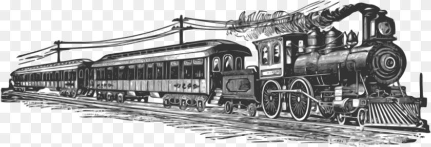 Transparent Train Clipart Transparent Train Clipart, Locomotive, Railway, Vehicle, Transportation PNG