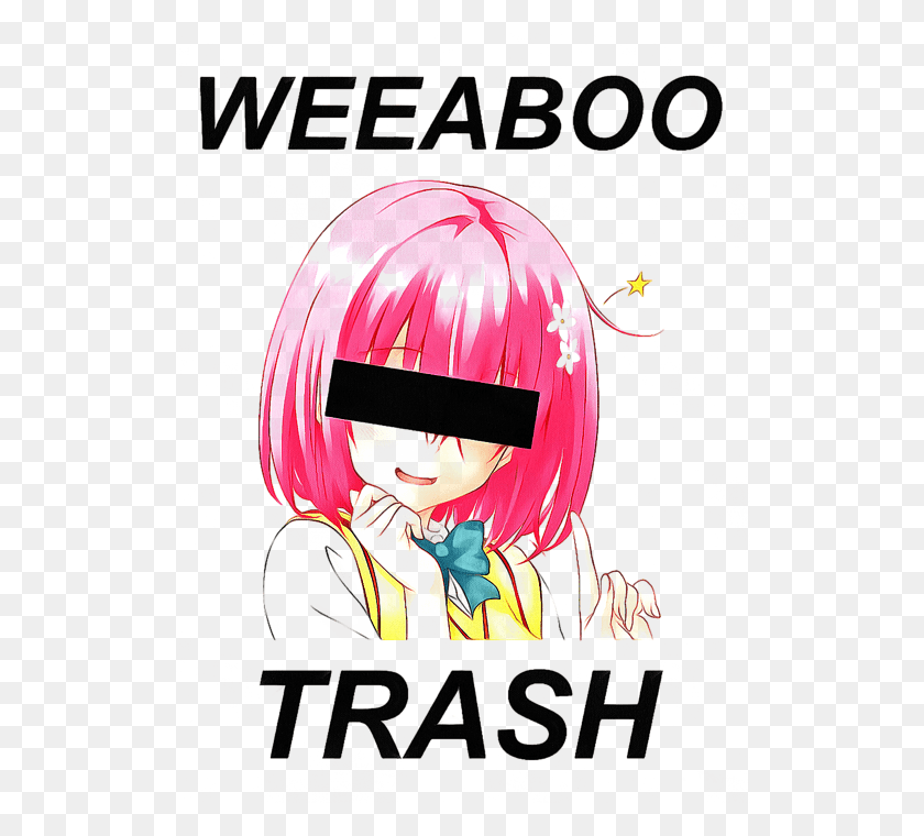 525x700 Descargar Transparente Trash Anime Weeb Trash Camiseta, Poster, Publicidad, Flyer Hd Png