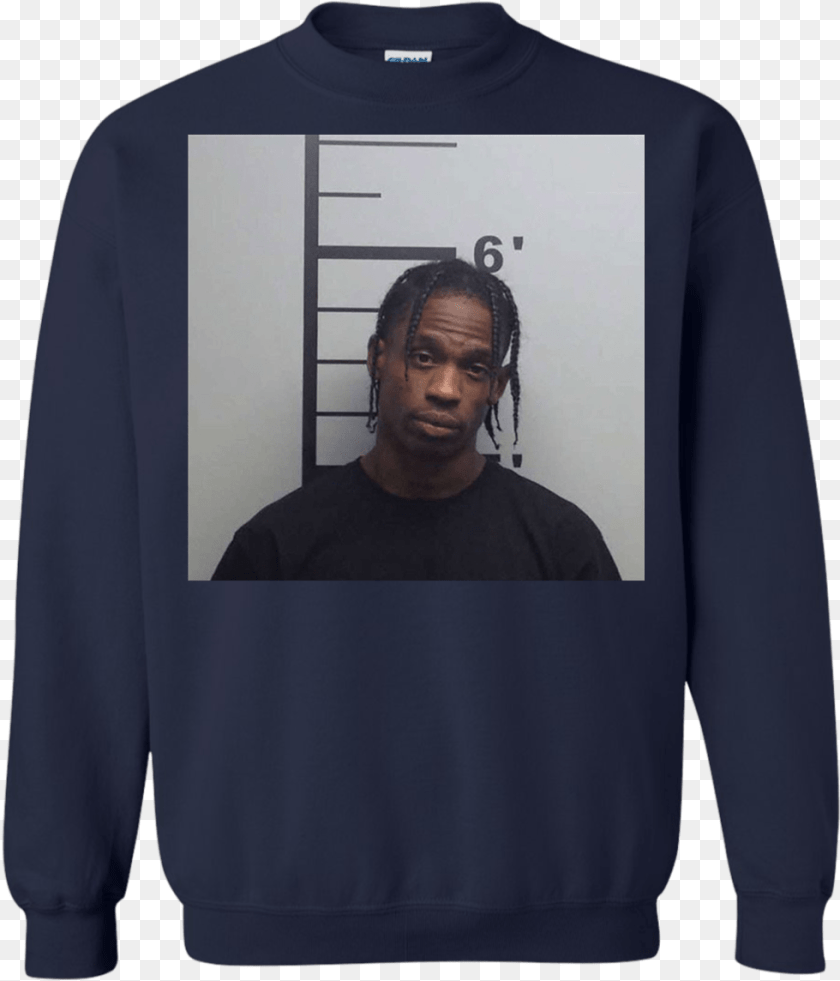 Travis Scott Travis Scott Mugshot, Sweatshirt, Sweater, Sleeve, Long Sleeve Transparent PNG