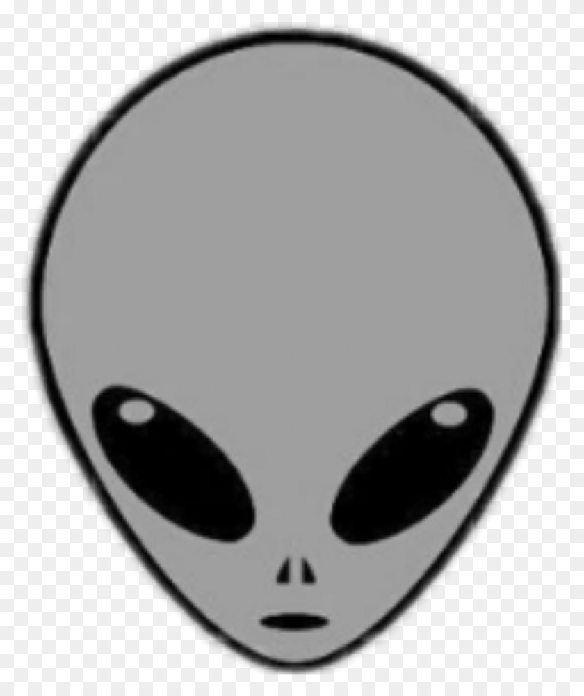 926x1116 Transparent Tumblr Rainbow Alien Cartoon Black And White, Mask, Disk HD PNG Download