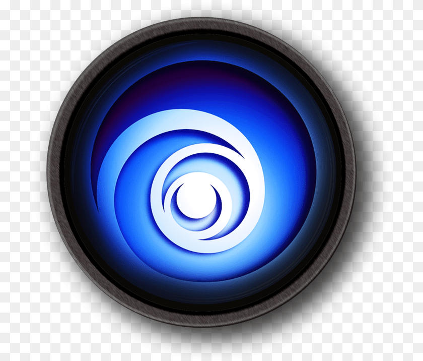 Transparent Ubisoft Logo Ubisoft, Electronics, Camera Lens, Sphere Sticker PNG