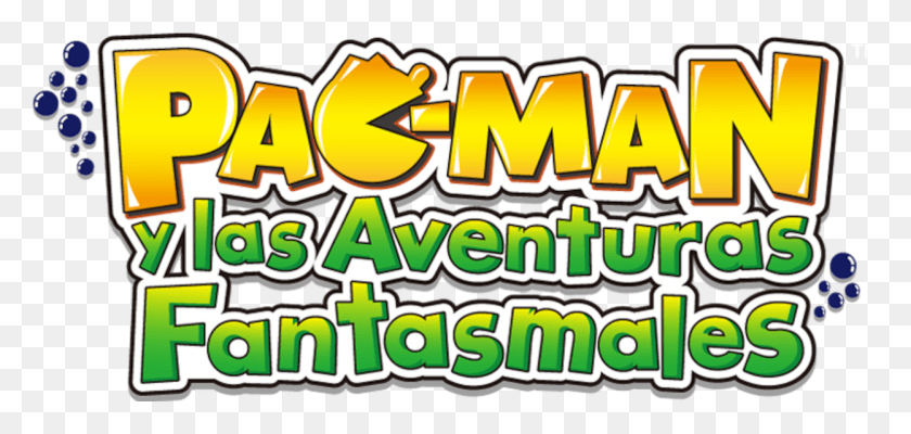1247x545 Transparent Utiles Escolares Animados Pacman And The Ghostly Adventures Logo, Pac Man HD PNG Download