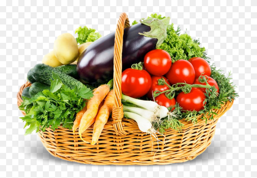 849x569 Transparent Vegetables In The Basket, Plant, Vegetable, Food HD PNG Download