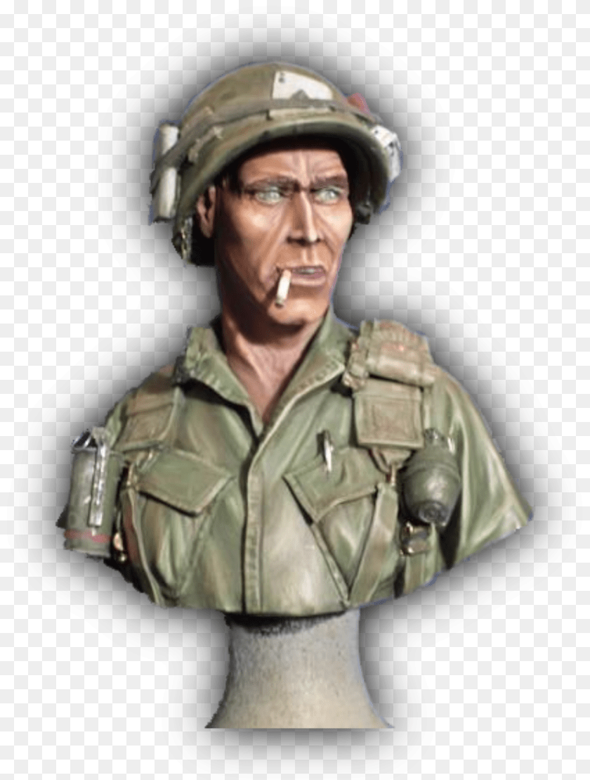 887x1171 Vietnam Soldier, Person, Head, Weapon, Ammunition Transparent PNG