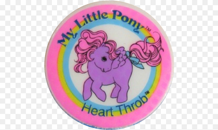 501x502 Vintage Mlp Heart Throb Cartoon, Badge, Logo, Symbol, Plate Sticker PNG