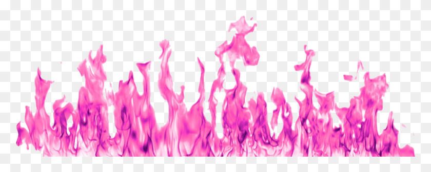 1204x427 Прозрачное Теплое И Прохладное Розовое Пламя На Прозрачном Фоне Огонь Клипарт, Фиолетовый, Узор, Графика Hd Png Скачать