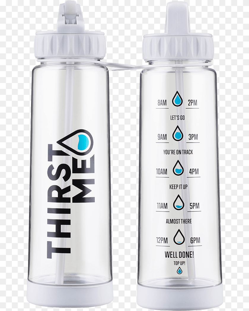 Transparent Water Bottle Bottle, Water Bottle, Shaker Sticker PNG