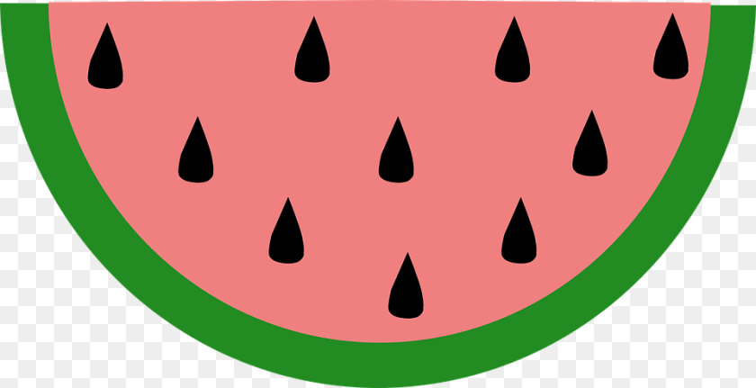 960x492 Transparent Watermelon Black And White Watermelon Slice Clip Art, Food, Fruit, Plant, Produce Clipart PNG