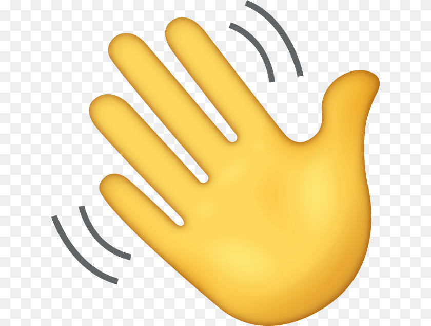 641x634 Waving Hand Emoji, Body Part, Clothing, Finger, Glove Transparent PNG