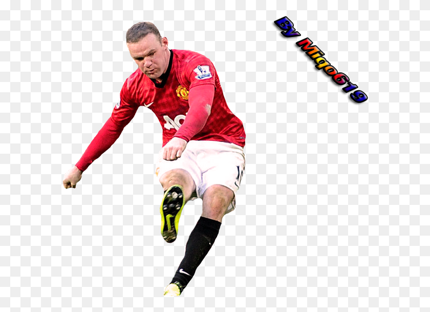 598x549 Transparent Wayne Rooney Player, Person, Human, People HD PNG Download