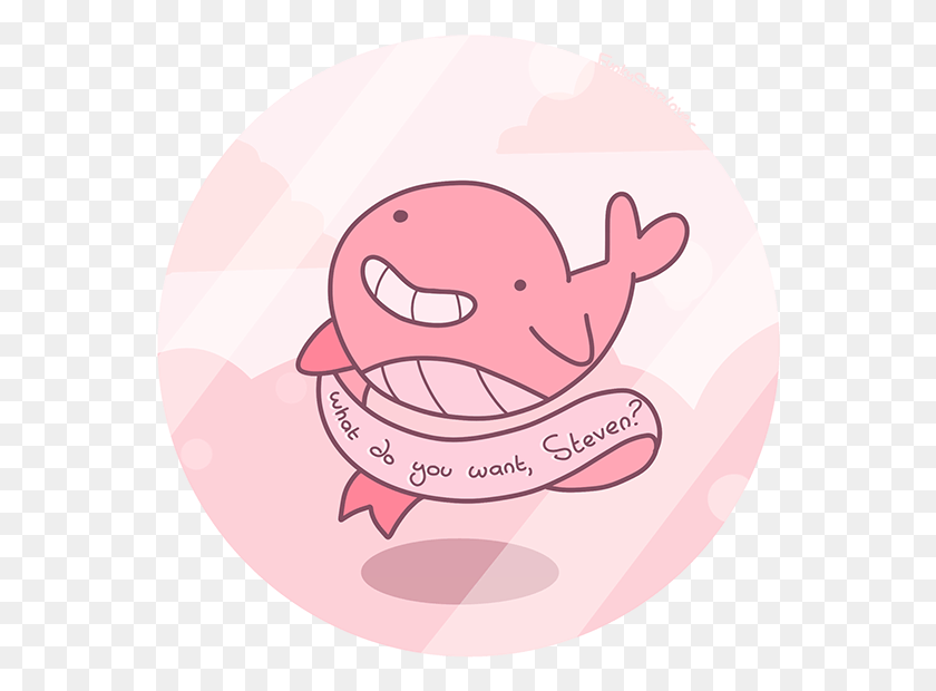 560x560 Transparent Whale Pink Steven Universe Quote Art, Label, Text, Animal HD PNG Download