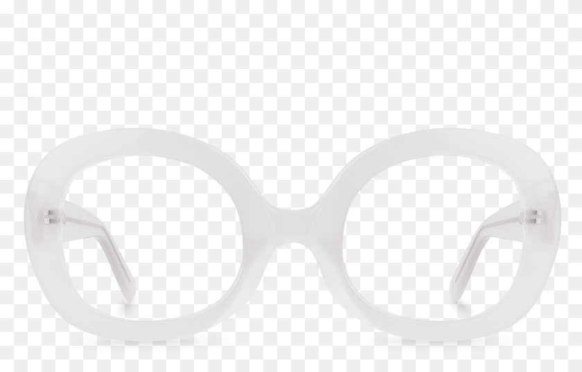 1788x1098 Transparent White Oval Frame Goggles, Glasses, Accessories, Accessory Descargar Hd Png