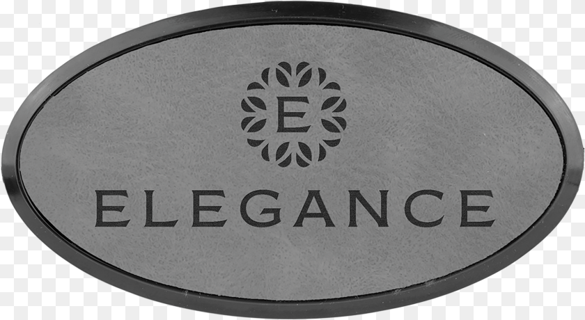 1715x940 Transparent White Oval Frame Name Tag Sticker PNG