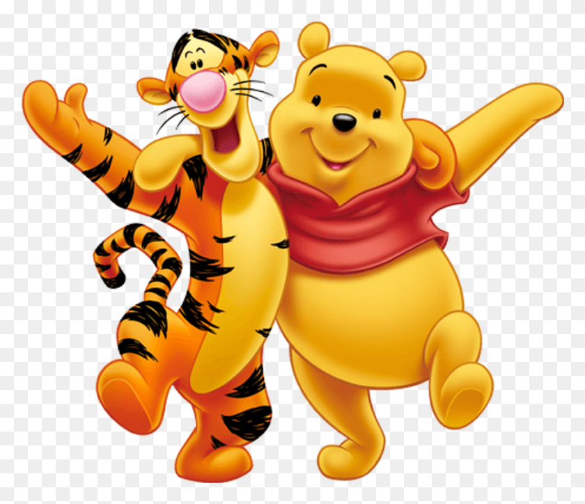 901x768 Transparent Winnie The Pooh And Tigger Clipart Winnie The Pooh Amp Tigger, Toy, Animal, Mammal HD PNG Download
