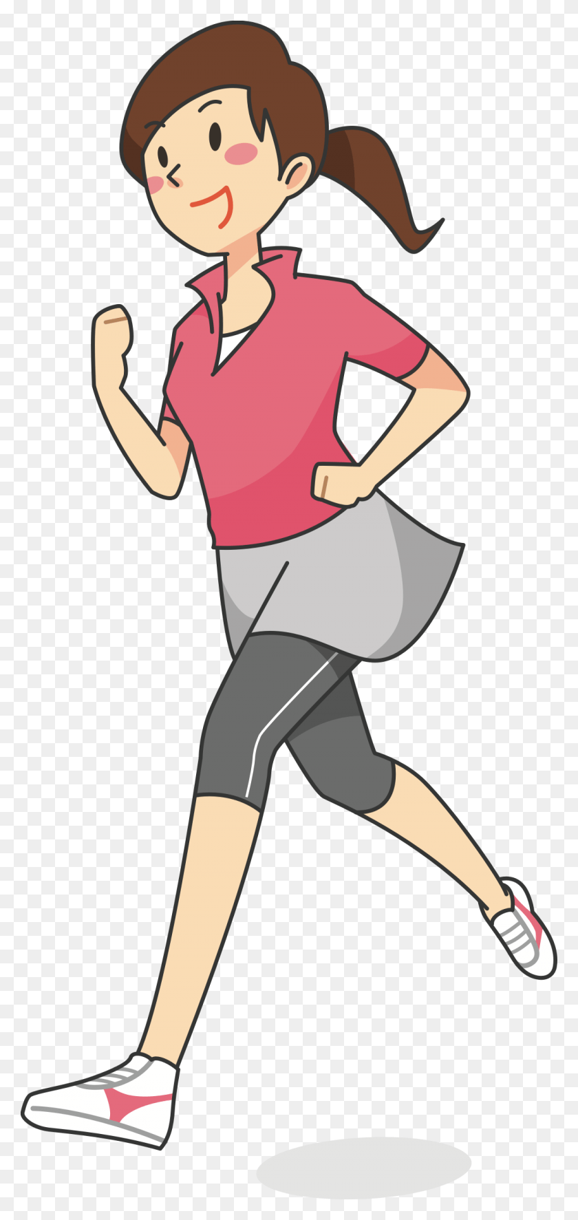1092x2399 Transparent Woman Running Big Image Woman Jogging Clipart, Axe, Tool, Person HD PNG Download