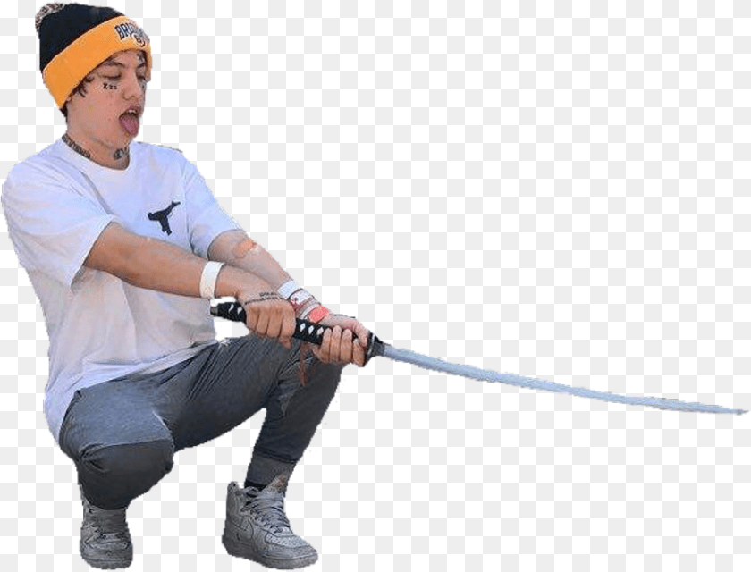 Xanax Sword, Weapon, Face, Head, Person Transparent PNG