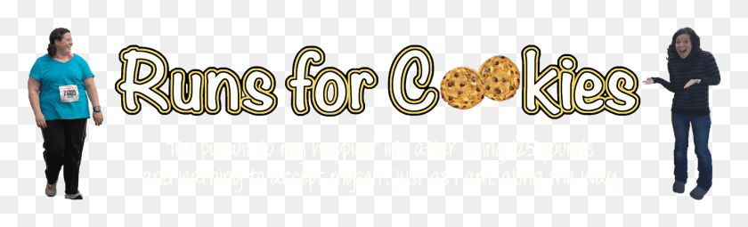 1412x354 Transparent Yellow Background Logo Chocolate Chip Cookie, Person, Human, Text HD PNG Download