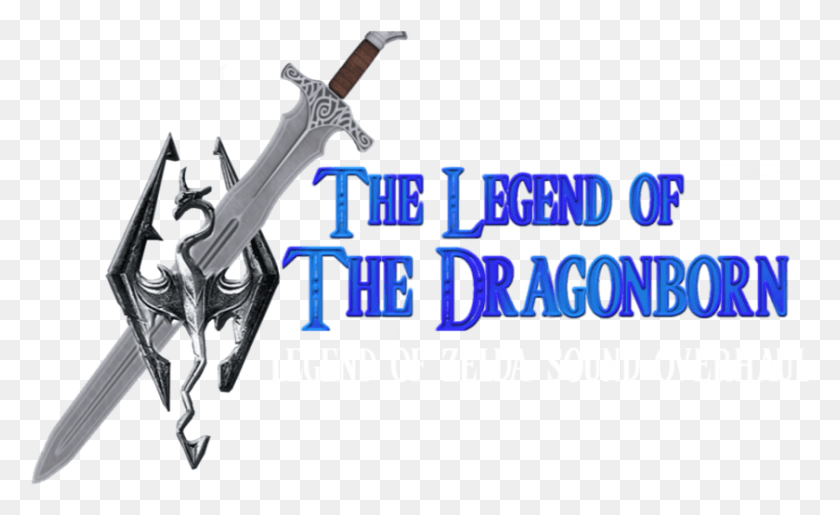 840x491 Transparent Zelda Skyrim Graphic Design, Sword, Blade, Weapon HD PNG Download