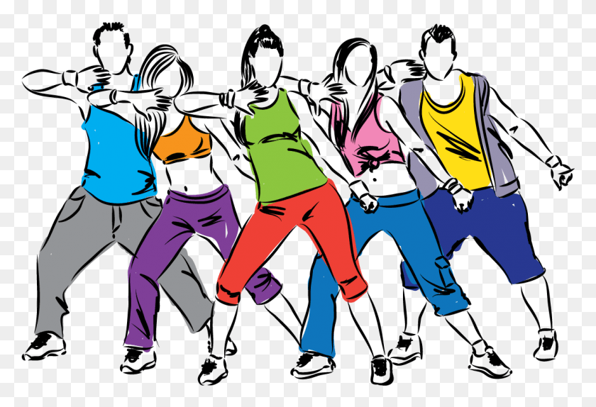 1099x725 Transparent Zumba Dance Clipart, Person, Clothing, Costume HD PNG Download
