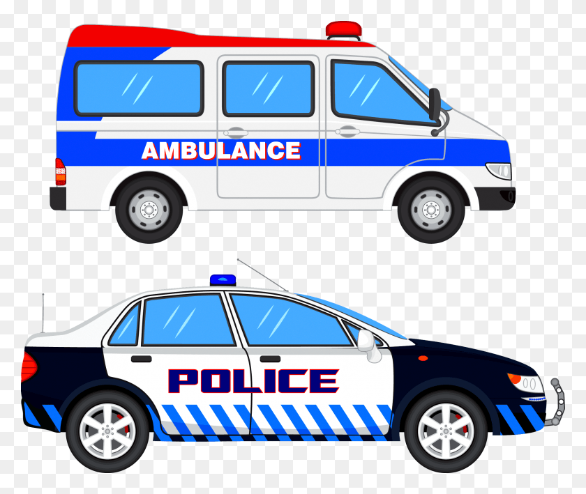 2244x1868 Transportation Clipart Ambulance Clip Art Police Car, Car, Vehicle, Automobile HD PNG Download